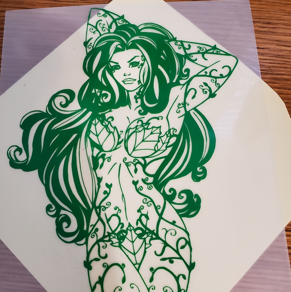 Poison ivy vinyl decal sticker